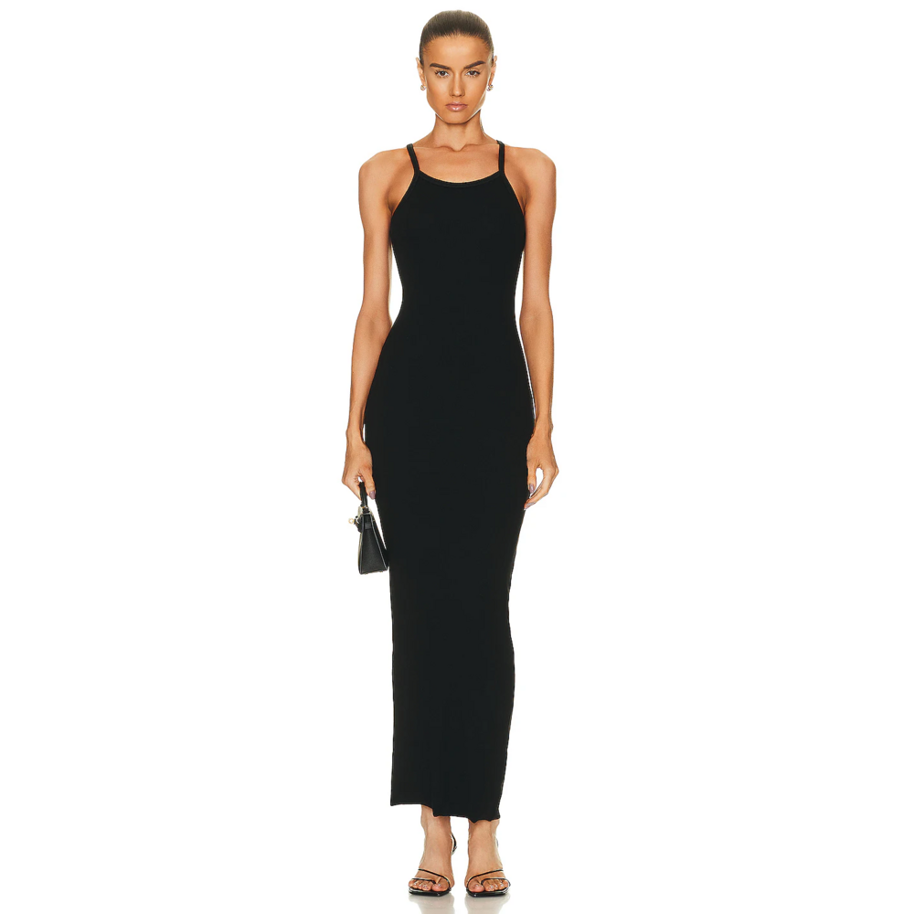 Eterne Tank Maxi Dress In Black - Picture 1 of 3